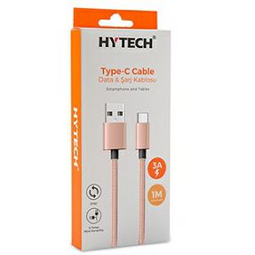 Kabel HYTECH HY-X448, Type-C, 1m, zlatni