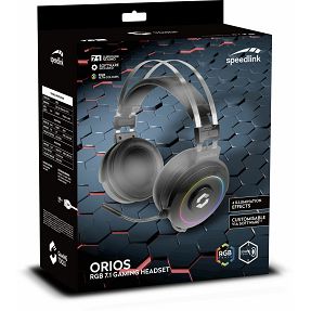 Slušalice SPEEDLINK Orios RGB 7.1 Gaming Headset, PC/PS4/PS5, crne