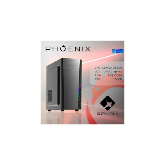 Računalo Phoenix SPARK Y-199 Intel Celeron G6900/8GB DDR4/NVME SSD 256GB/500W