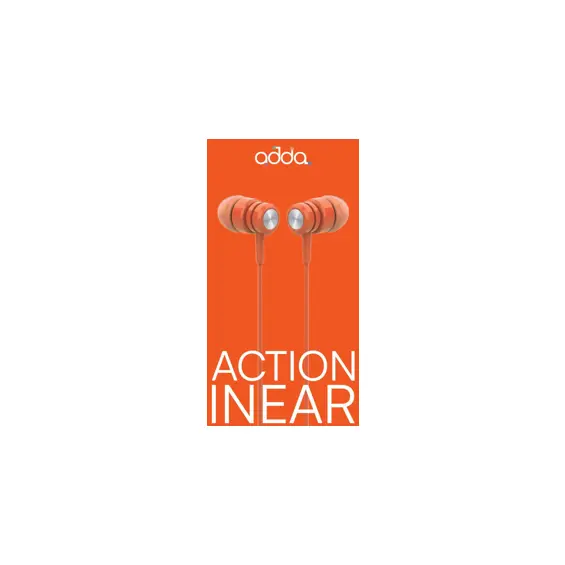 Slušalice ADDA Action Q25-RO, In-Ear, 3.5mm, Radient narančaste